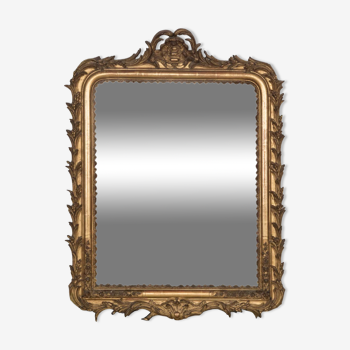 Miroir provençal orné de style Louis XV 94x128cm