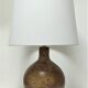 Lamp foot sandstone pyrity vintage height 31 cm