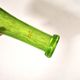 Vintage green bubble glass bottle vase - Biot glassware? – soliflore H27cm