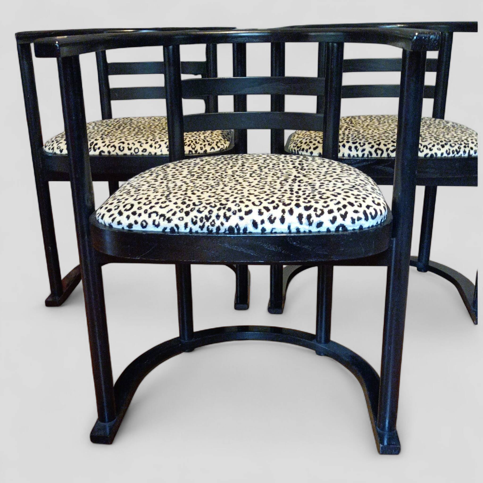 Set of 3 Scandinavian chairs from the 1980s