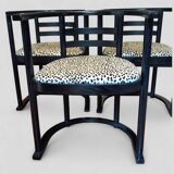 Set of 3 Scandinavian chairs from the 1980s