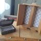 Antique doll cabinet and trunk
