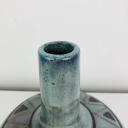 Vintage ceramic vase pottery Kings of Majorca in Perpignan, geometric.