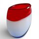 Post-Modern Murano Art Glass Vase by Cose Belle, Italy, 1980s