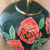 Dark Green Lamp Foot Art Deco Louis Drimmer