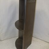 Industrial metal corner shelf