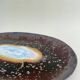 "Bon Appétit" Volcano Glazed Ceramic Dish