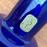 Glass vase from the GDR, mid-century from Veb Glaswerk Harz Derenburg, 1960s.