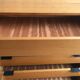 Vintage chest of drawers 1980's blond beech 5 drawers