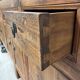 Buffet brutaliste en vieux sapin