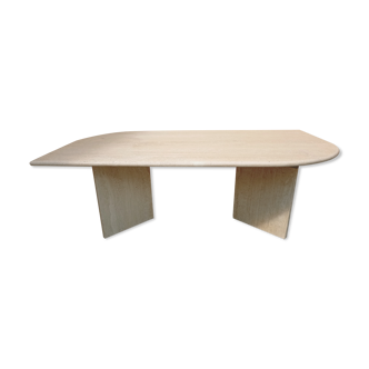 Travertine coffee table