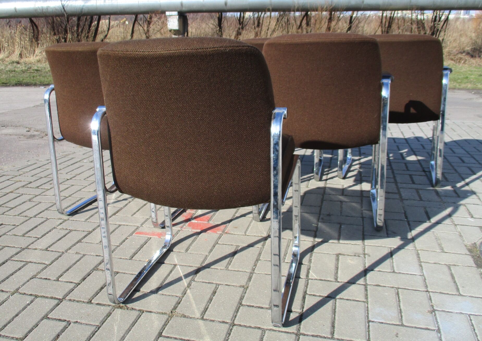 Set of Six Chairs, Röder Söhne, Germany, 1970s