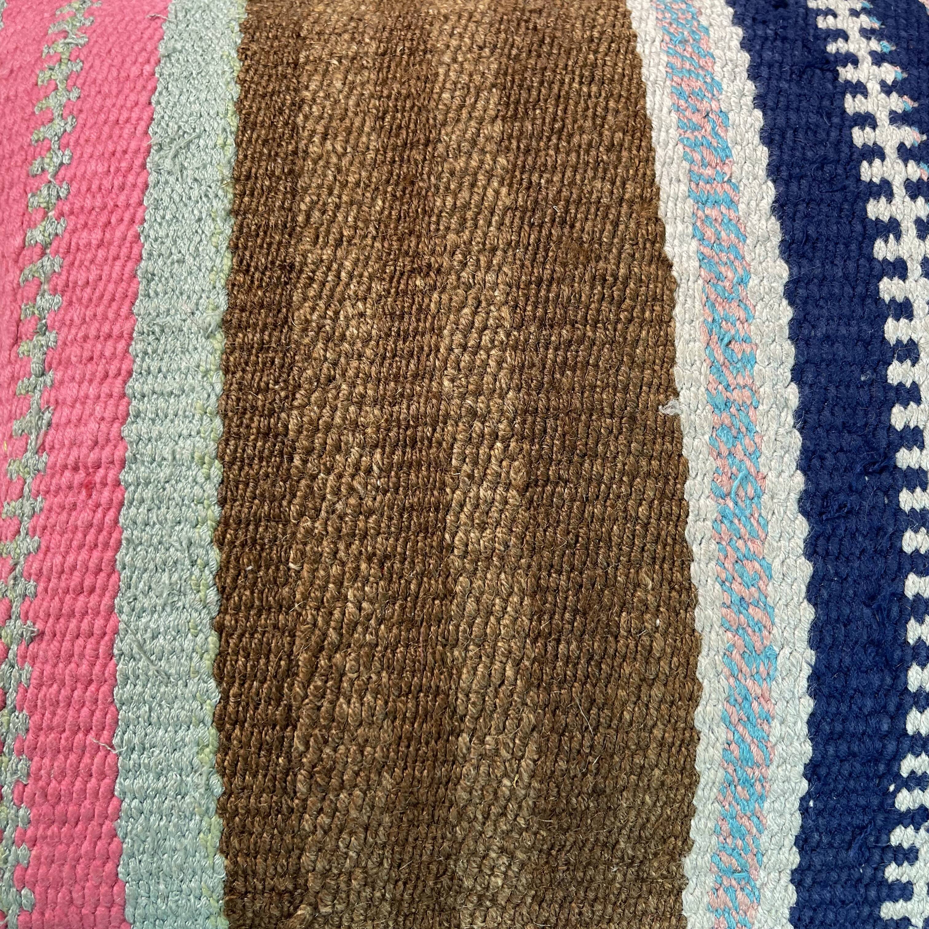 Vintage turkish kilim cushion cover 30x50cm