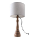 Lampe de bureau en bois chêne clair 1950
