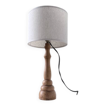 Light oak desk lamp 1950