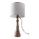 Lampe de bureau en bois chêne clair 1950
