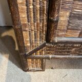 Two-door bamboo wardrobe