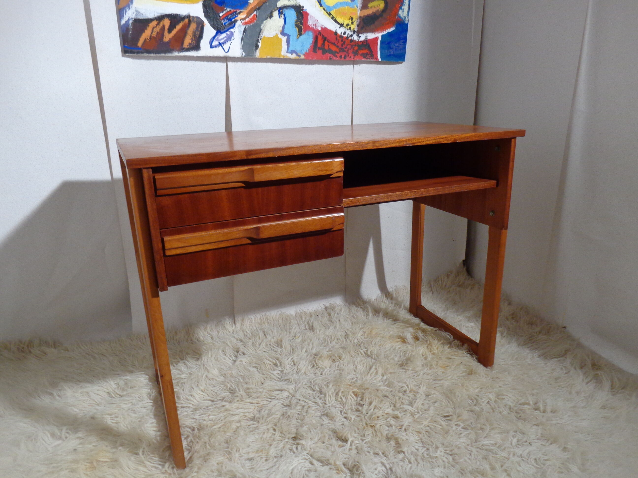 Vintage office from the 50s feet golden oak sled