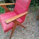 Paire de fauteuils anciens pieds compas