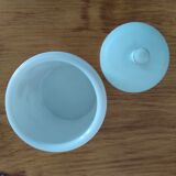 Vintage old pharmacy pot in opaline