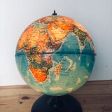 World map lamp