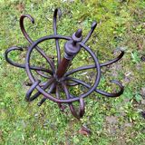 Old bistro parrot coat holder