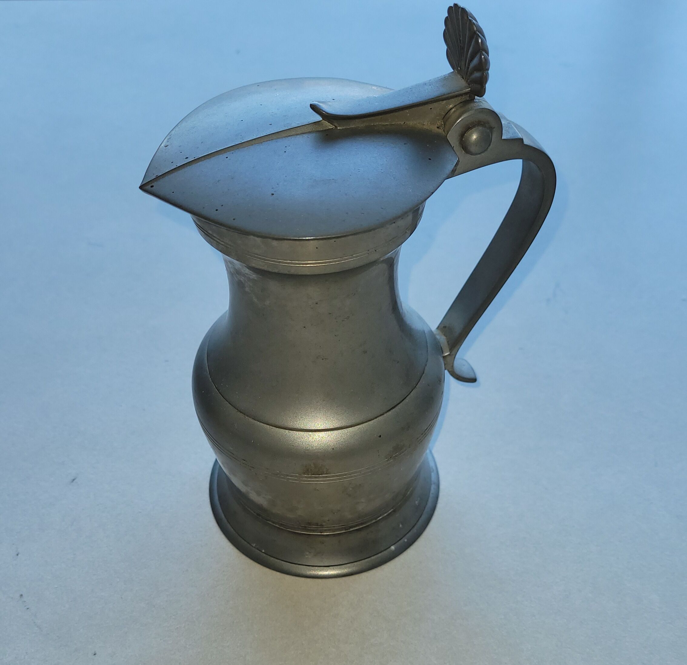 Pewter cutlery pitcher