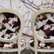 Baroque Style Wooden Dining Chairs, 1980