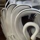 Lot de 2 lampes cygnes Bassano Italy