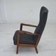 Fauteuil danois des années 1960 de Fritz Hansen, modèle 8000/8020, en laine d'ameublement.