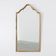 Miroir doré en arc avec sommet ogival mauresque, France, vers 1920