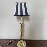 Golden brass lamp