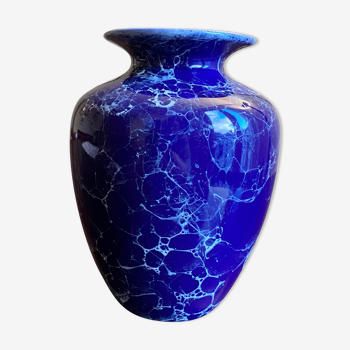 Marmorean ceramic vase