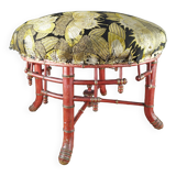 Napoleon III bamboo pouf