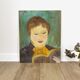 Libre interprétation de La Liseuse de Renoir 1959
