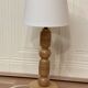 Solid wood lamp scandinavian design 1960.