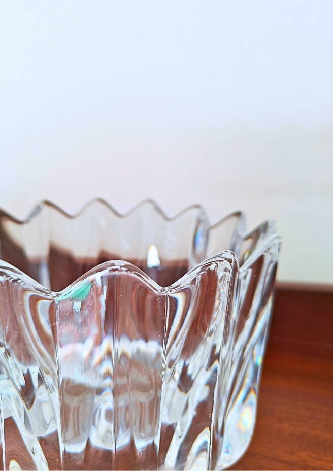 Bowl / crystal vase Orrefors by Jan Johansson — 1970s