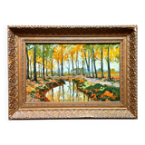 Post-Impressionist painting signed in Fauvism style - Russian School, 1924