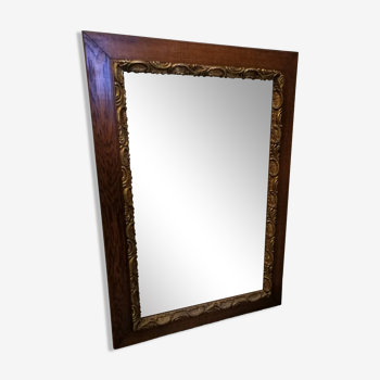 Wooden mirror