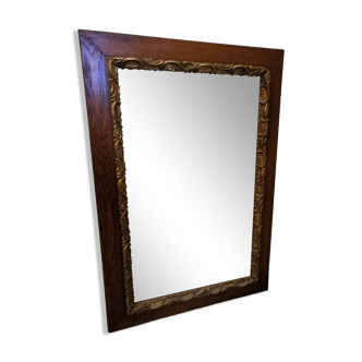 Wooden mirror