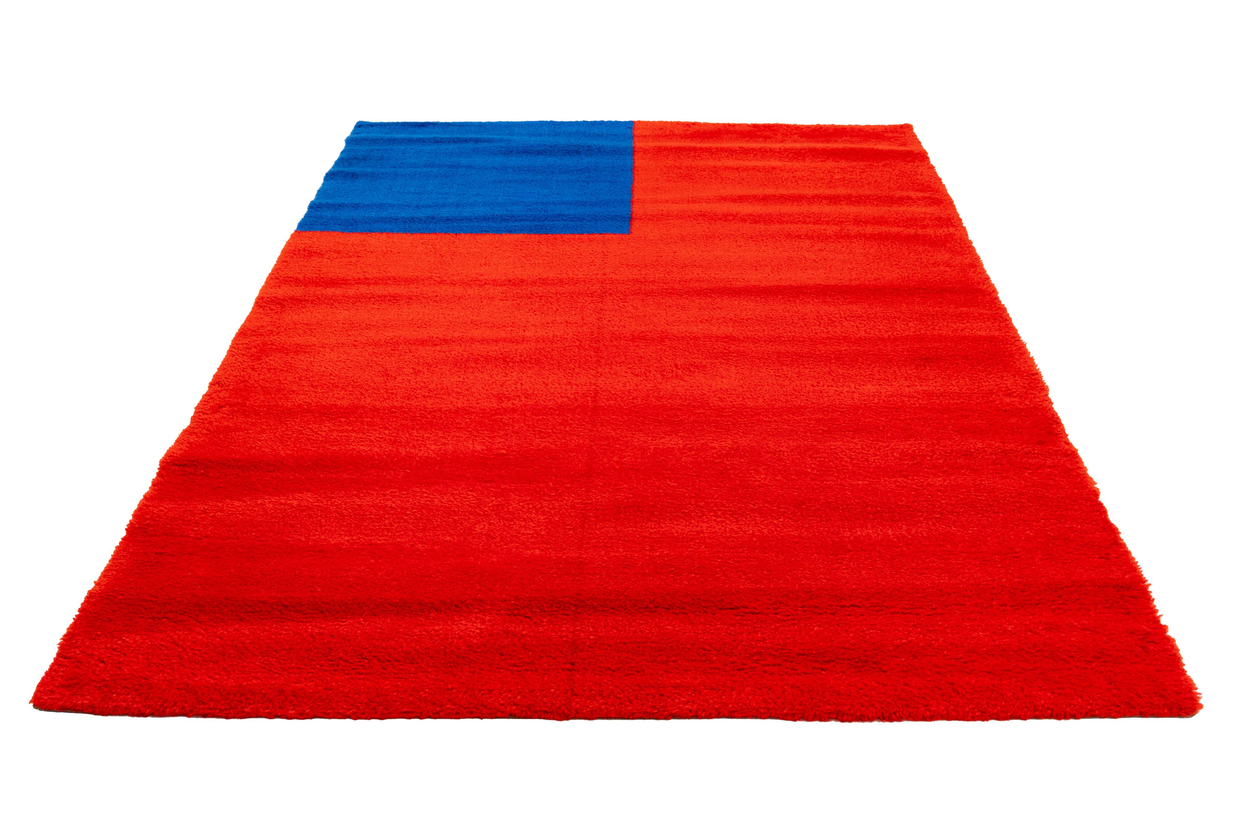 Vintage Scandinavian Short Pile Rug by Per Arnoldi, for Ege Axminster, Denmark. 197 x 137 cm.