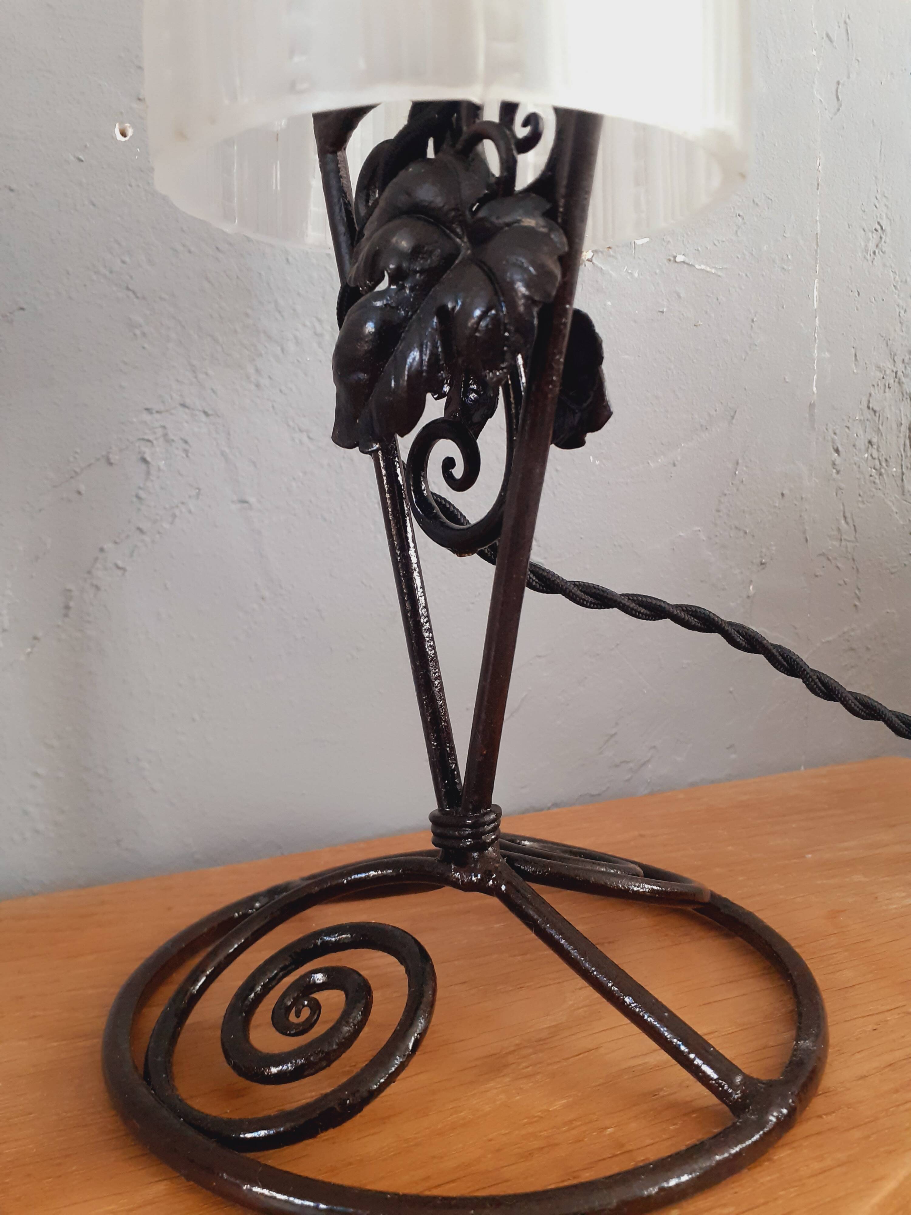 Art Deco lamp by Muller Frères Lunéville