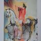 Salvador Dali: Horses, The Christian Knight - Signed Lithograph