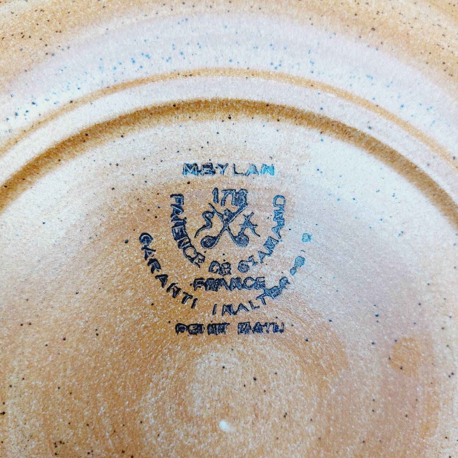 Saint Amand stoneware dinner plates