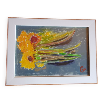 Tableau original "les tournesols "