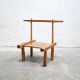 Antique Brutalist African Chair