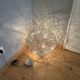 Wire Lamp Terra by Catellani & Smith in silver, diameter 50.