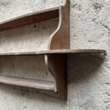 Antique wooden wall shelf