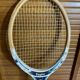 Vintage dunlop saphir wooden tennis racket + sports cover #e2