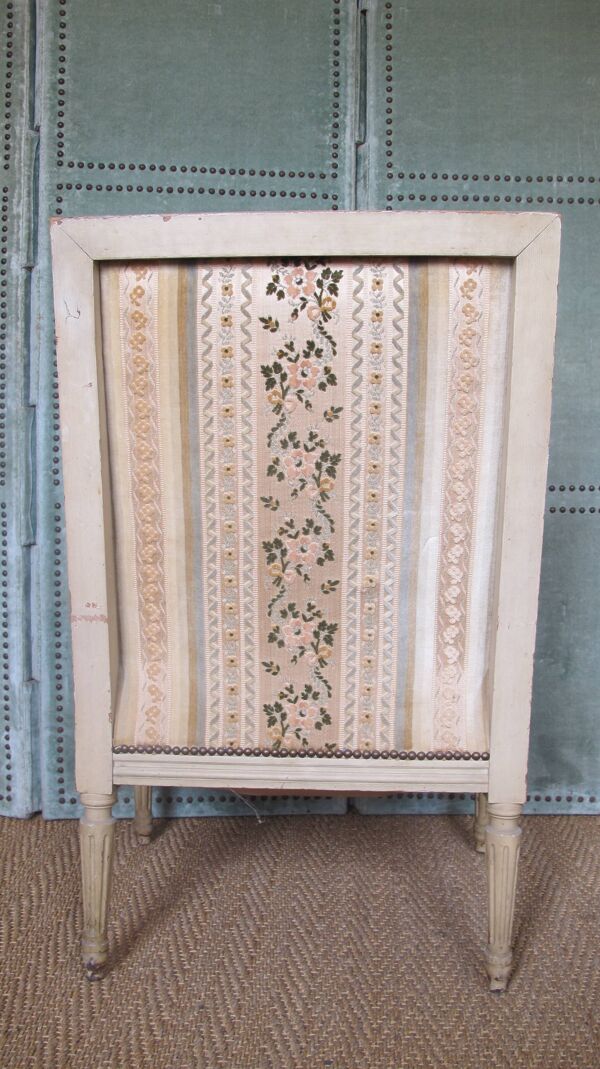 Bergère Louis XVI copie 19ème tapissé beau ancien ciselé
